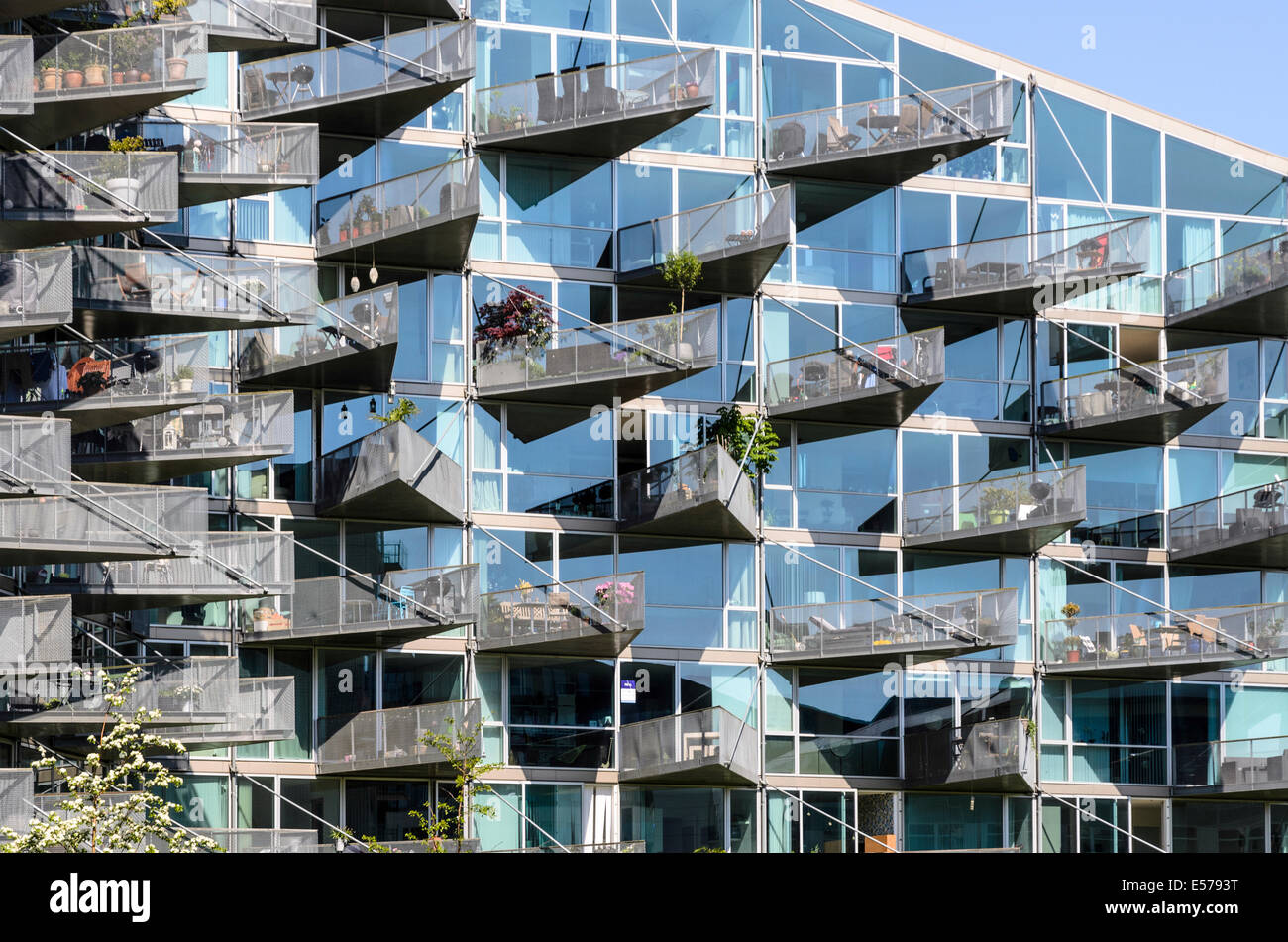 Case di VM, Amager, Copenhagen, Danimarca Foto Stock