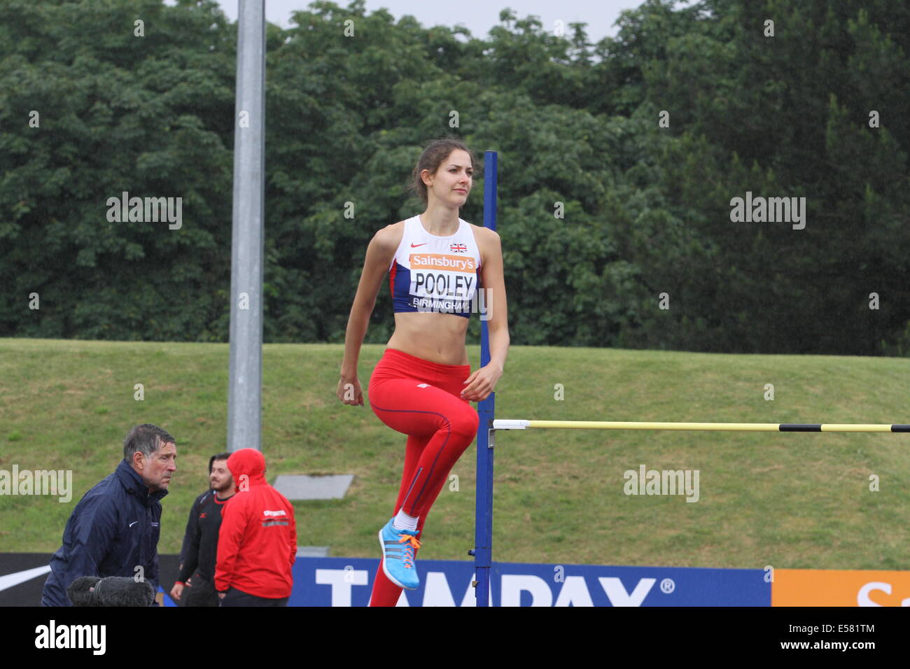 Isobel Pooley Donne Salto in alto Foto Stock