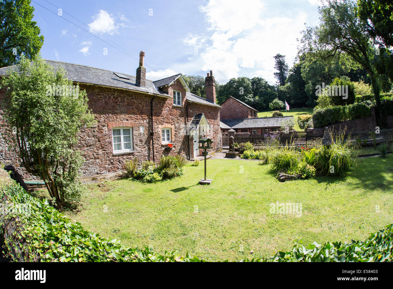 Cockington. Una tradizionale città inglese vecchia nel Devon vicino a Torquay Foto Stock