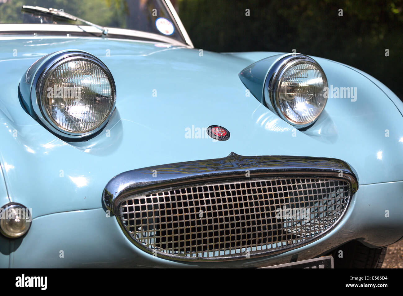 Austin Sprite. Classic car. Norfolk Broads England Regno Unito Foto Stock