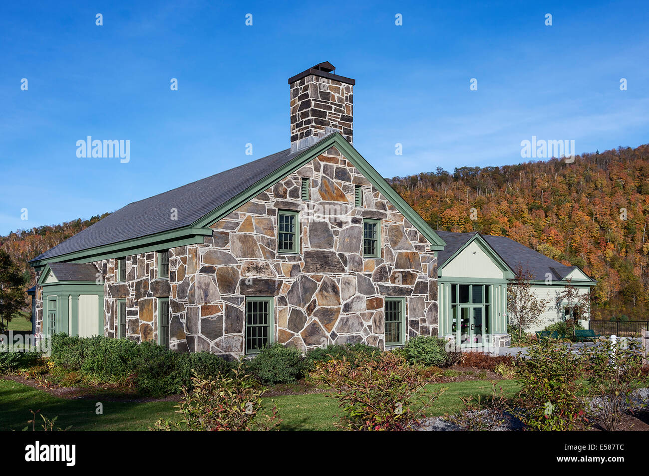 Il Calvin Coolidge Memorial Fondazione Museo, ufficio e centro di educazione, Plymouth tacca, Vermont, USA Foto Stock