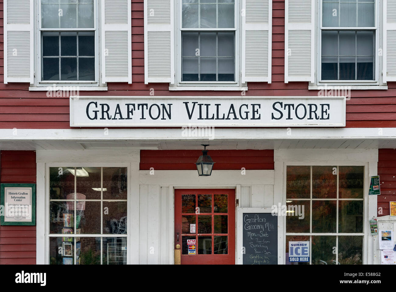 Old fashion general store, Grafton, Vermont, USA Foto Stock