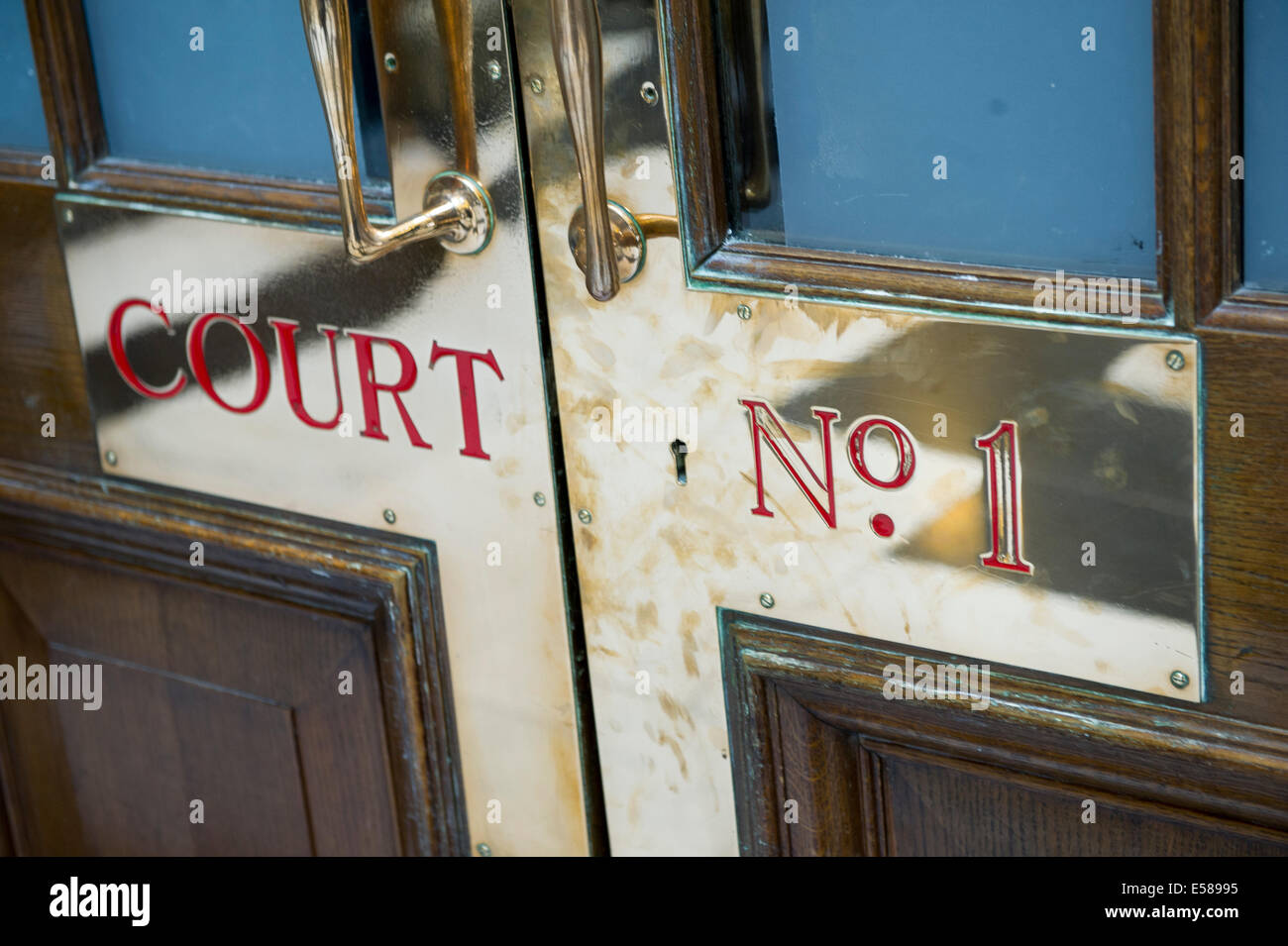 Pic mostra la Old Bailey centrale tribunali penali nella città di Londra Foto Stock