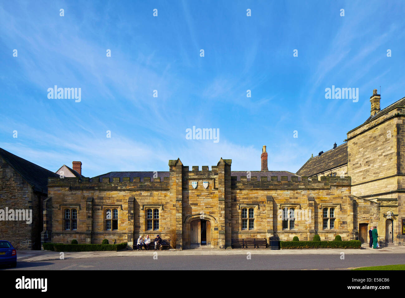 Biblioteca Universitaria, Palazzo Verde, parte del Collegio Universitario di Durham Durham, Regno Unito Foto Stock