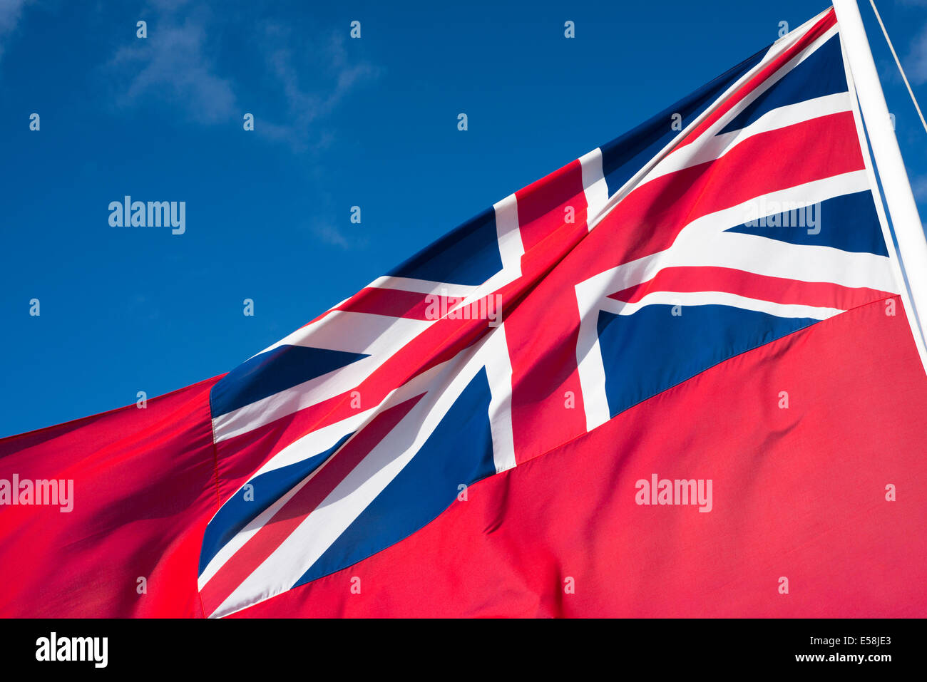Bandiera Red Ensign Dell'Isola Di Man – Per Imbarcazioni E Yacht, 150x90 Cm, In Misto Poliestere, Lavabile Fino A 60°C