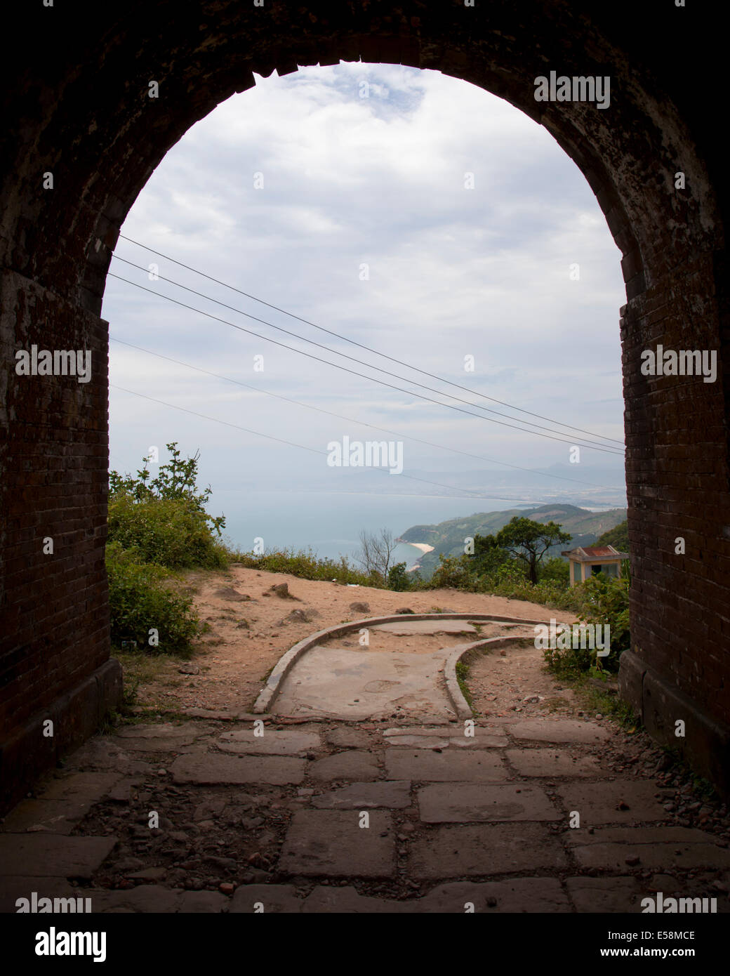 Il cancello di Hai Van Pass Foto Stock