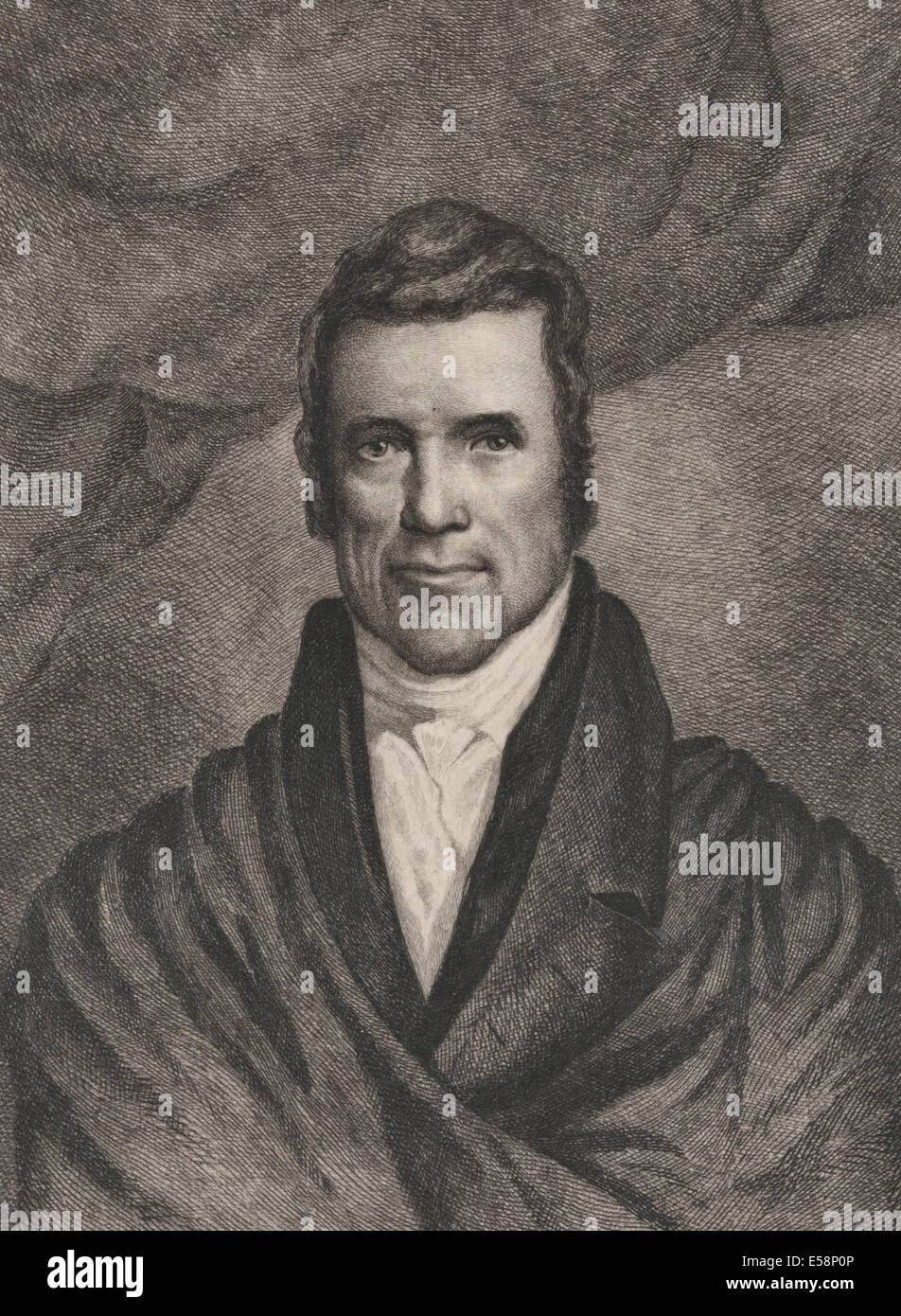 Chief Justice John Marshall, Capo della Giustizia degli Stati Uniti la Corte Suprema 1801-1835 Foto Stock