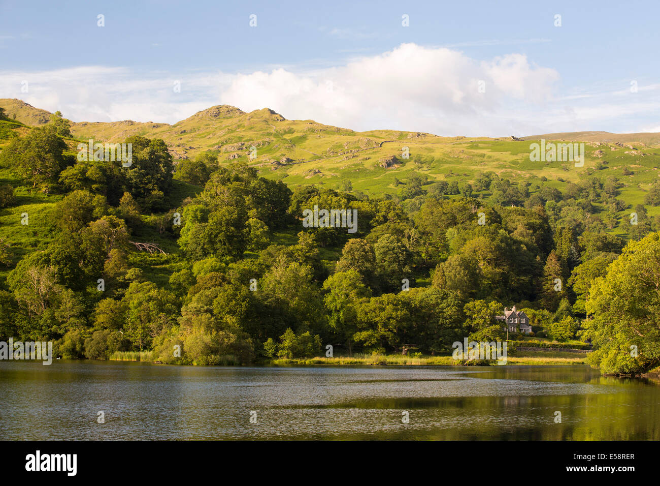 Rydal acqua nel distretto del lago, UK. Foto Stock