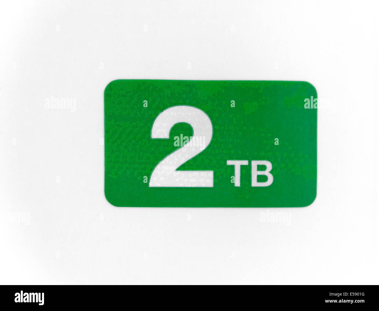 2 terabyte Foto Stock