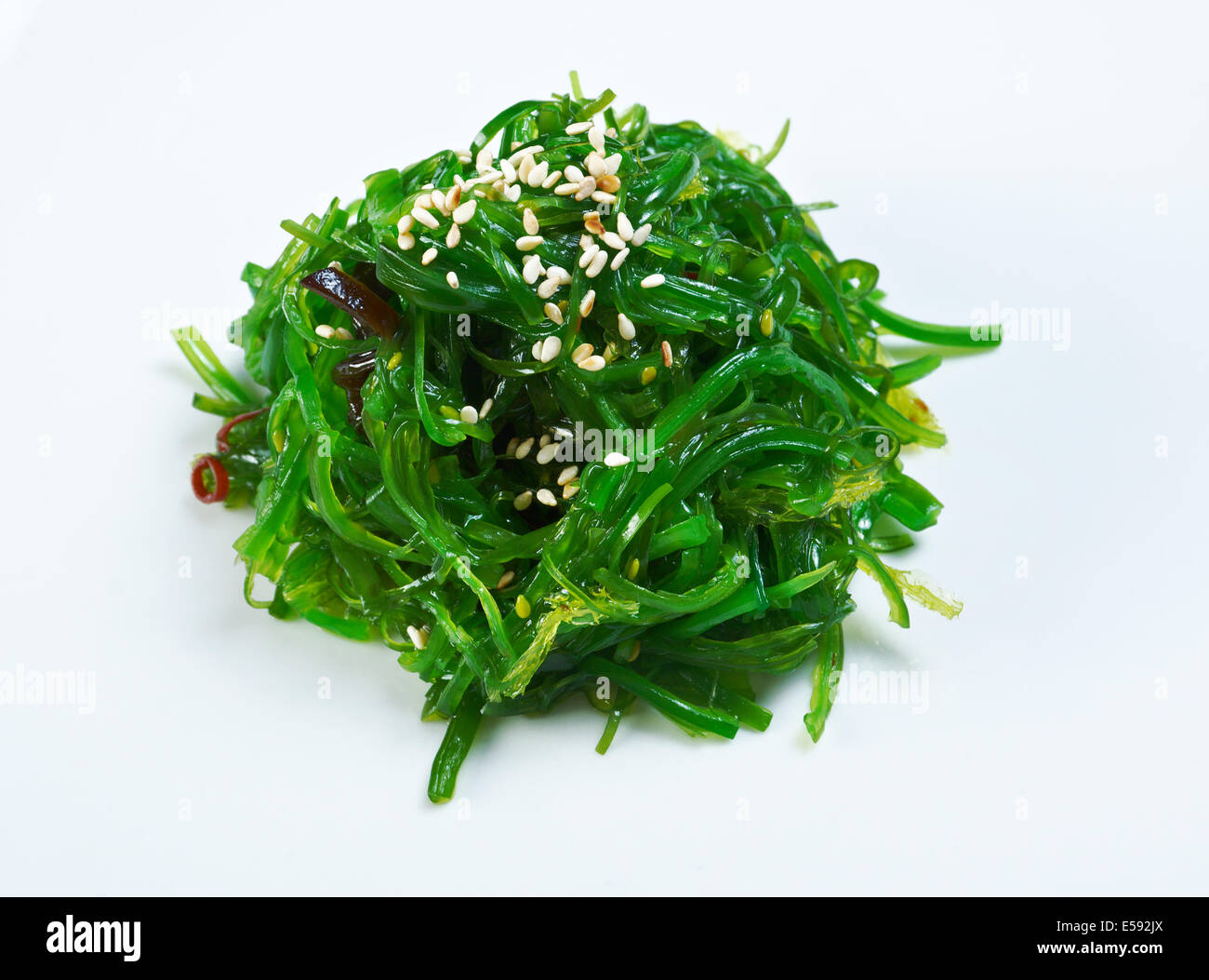 Cucina cinese - Insalata con alghe marine Foto Stock