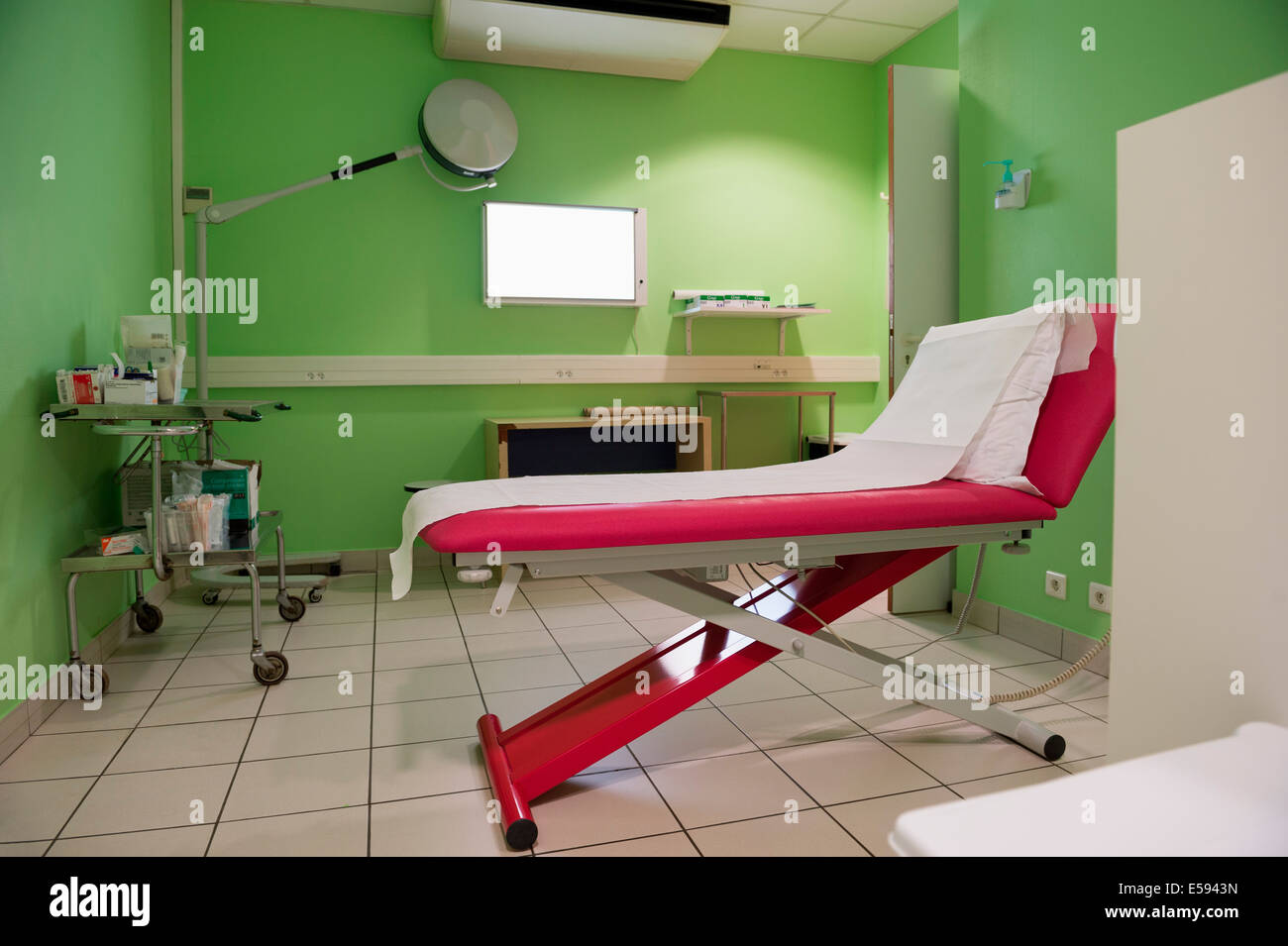 Esame medico camera in ospedale Foto Stock