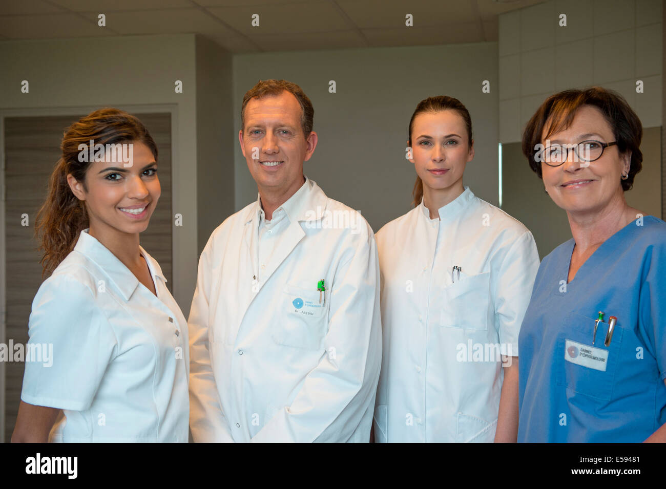 Ritratto di medico-team sorridente Foto Stock