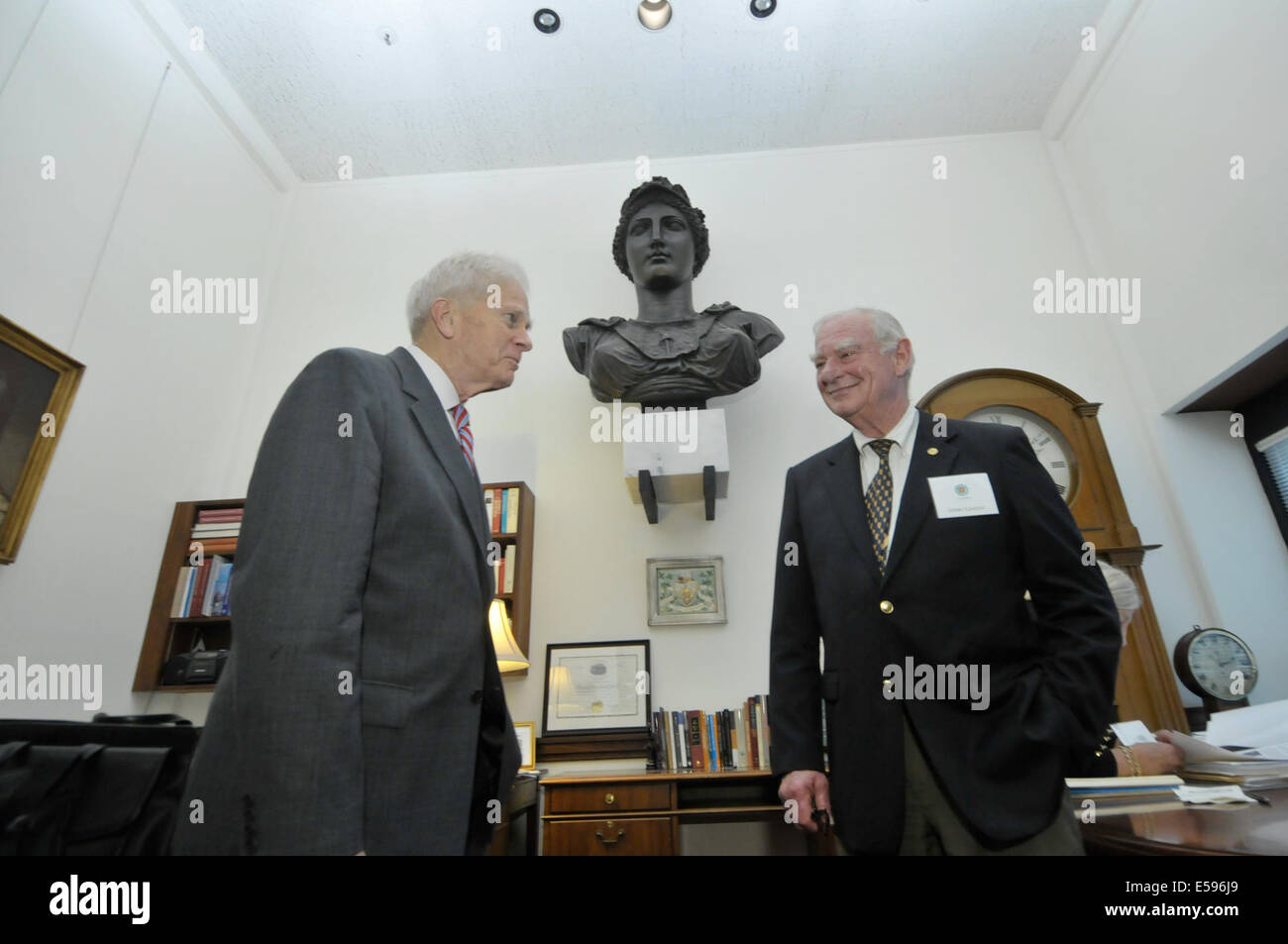 Una fotografia o una fotografia intitolata "JMC_3384" raffigurante una scena del Madison council, con collegamenti con la Library Company di Philadelphia. Foto Stock