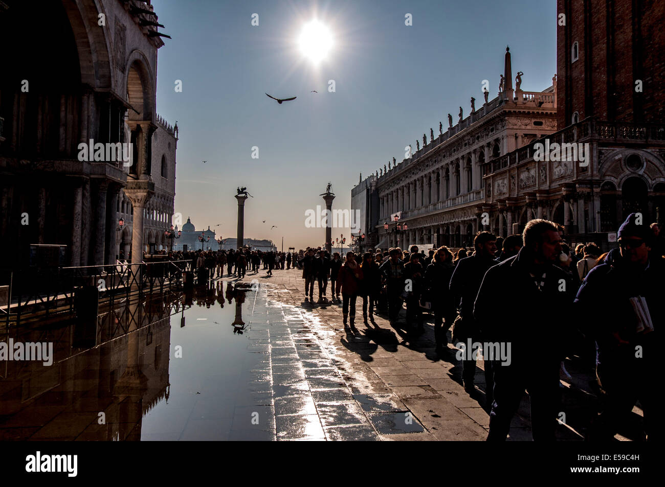 I turisti Venezia Italia Foto Stock