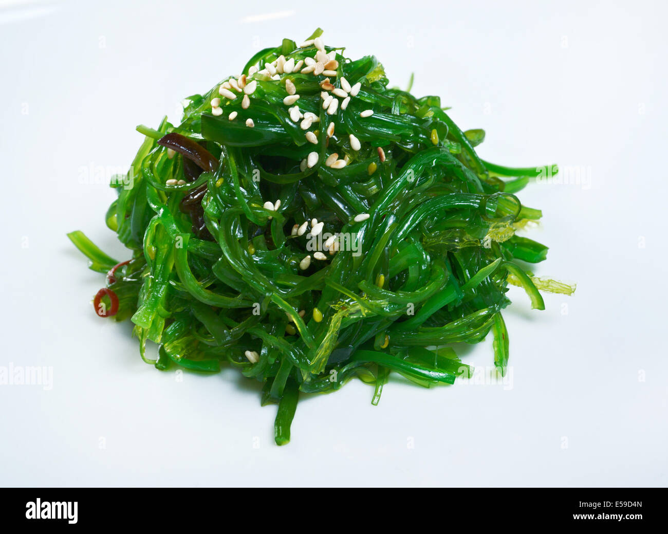 Cucina cinese - Insalata con alghe marine Foto Stock