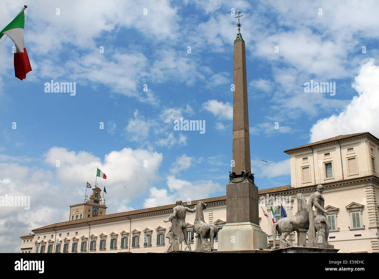 Palazzo del Quirinale a Roma, Italia Foto Stock