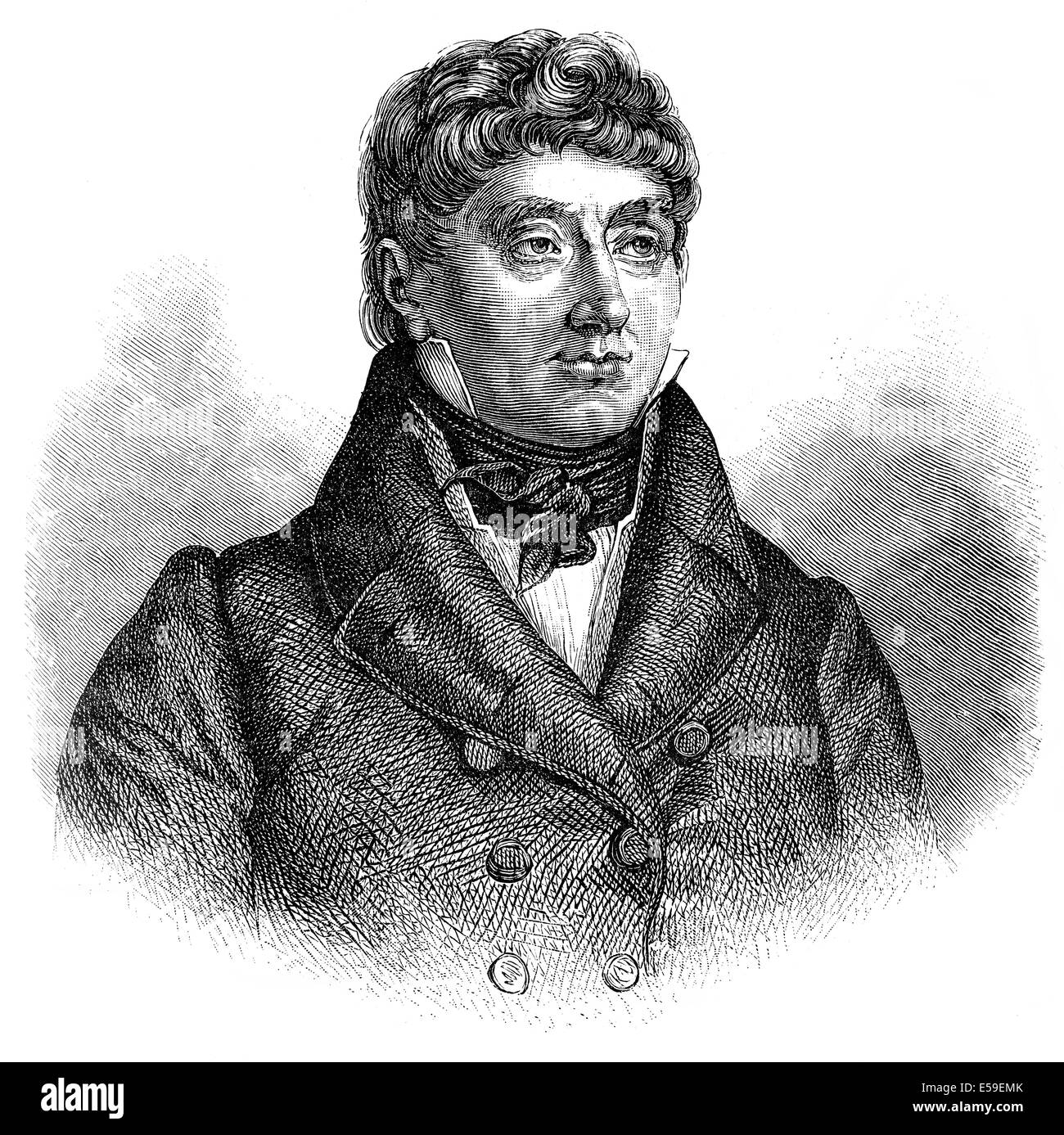 Pierre Paul Royer-Collard, 1763-1845, uno statista francese e filosofo, Pierre Paul Royer-Collard, 1763-1845, ein französische Foto Stock