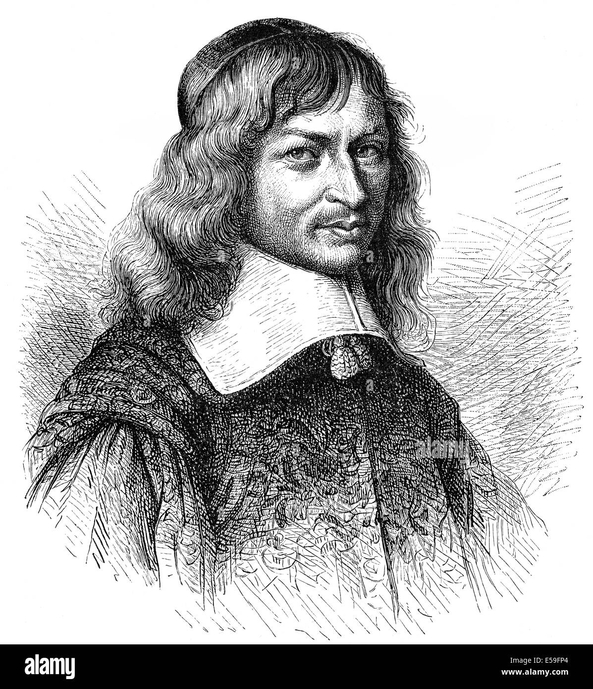 Nicolas Fouquet, marchese de Belle-Île, vicomte de Melun et Vaux, 1615-1680, il sovrintendente delle Finanze in Francia Foto Stock