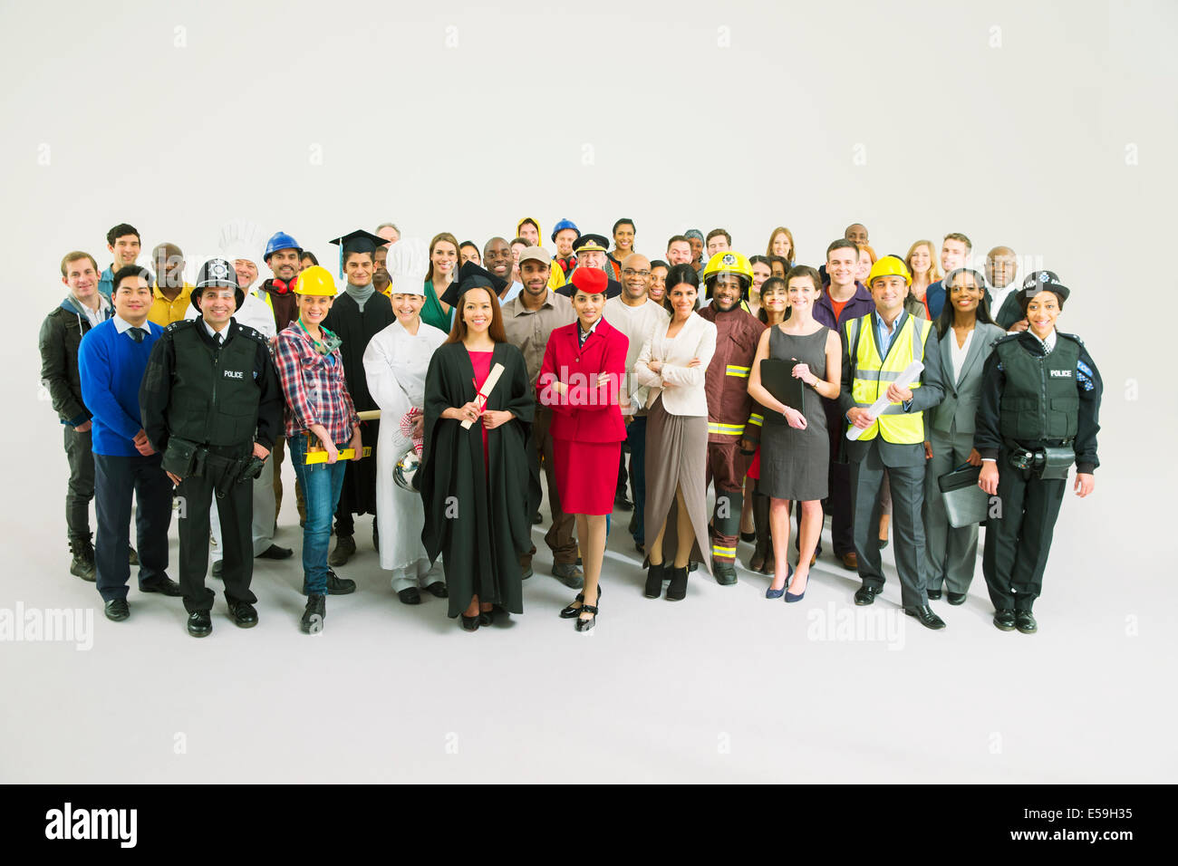 Ritratto di fiducia personale Foto Stock