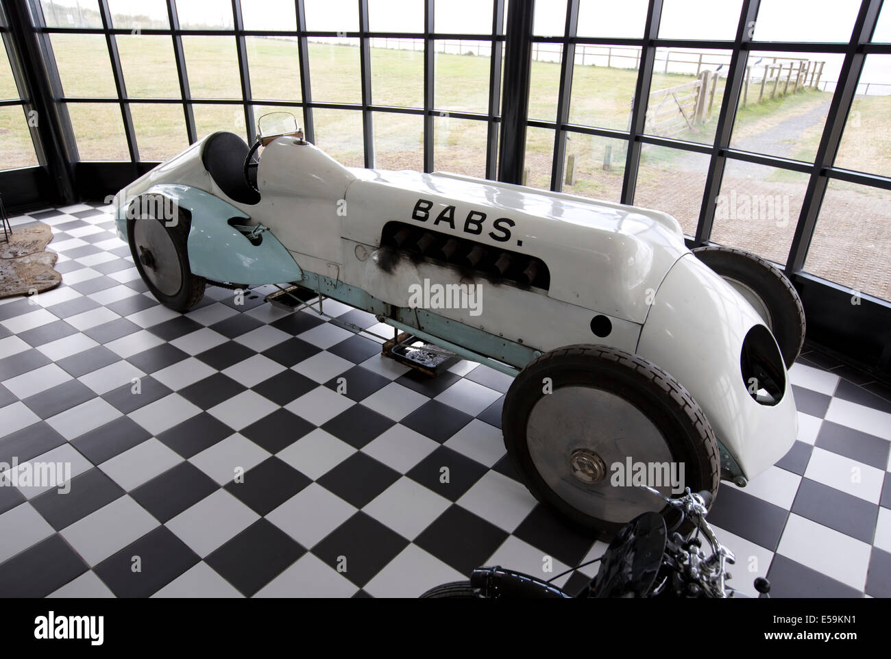 Babs Record di velocità su terra auto di Giovanni Parry-Thomas Foto Stock