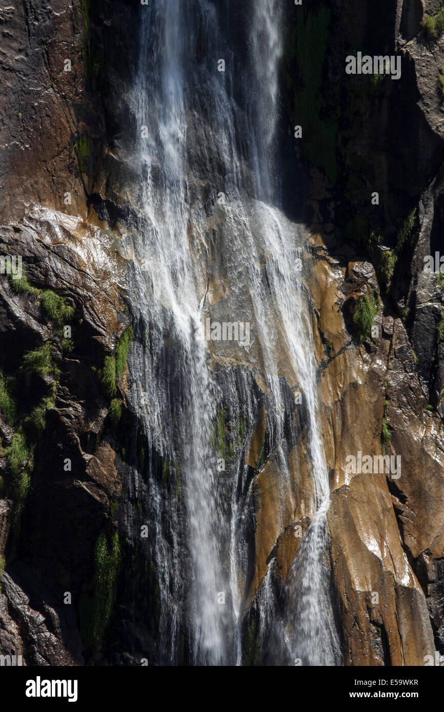 Fiume, cascata Arizcun Geopark, Geoparco, Arizcun, Portogallo, Europa Foto Stock