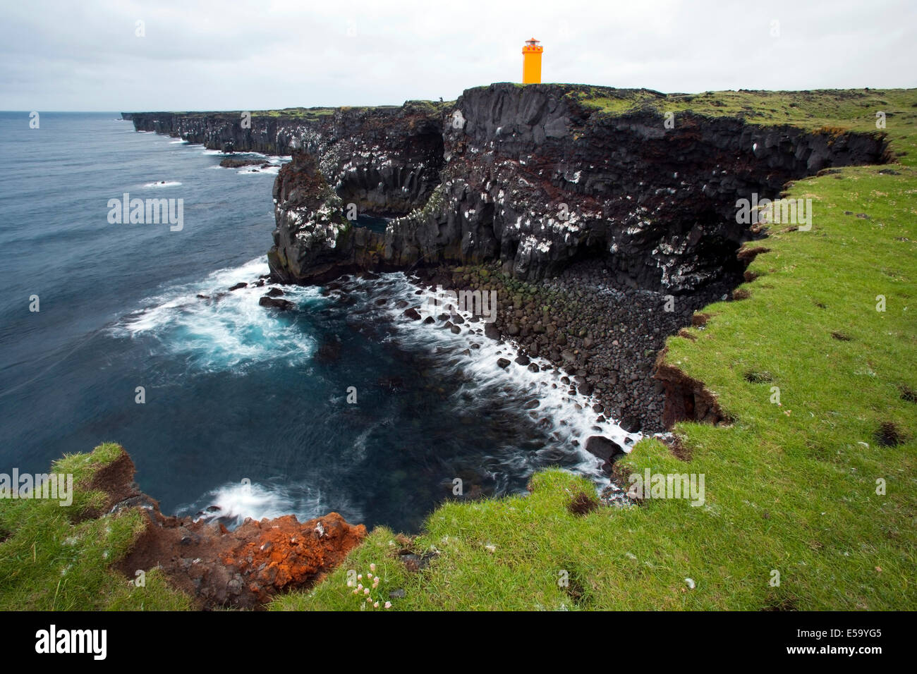 Skalasnagi Faro - Snaefellsnes Peninsula, West Islanda Foto Stock