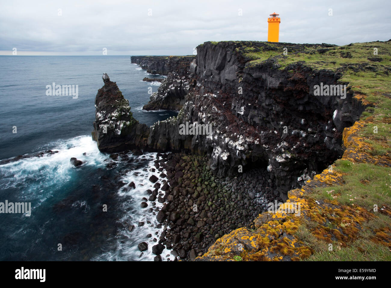 Skalasnagi Faro - Snaefellsnes Peninsula, West Islanda Foto Stock