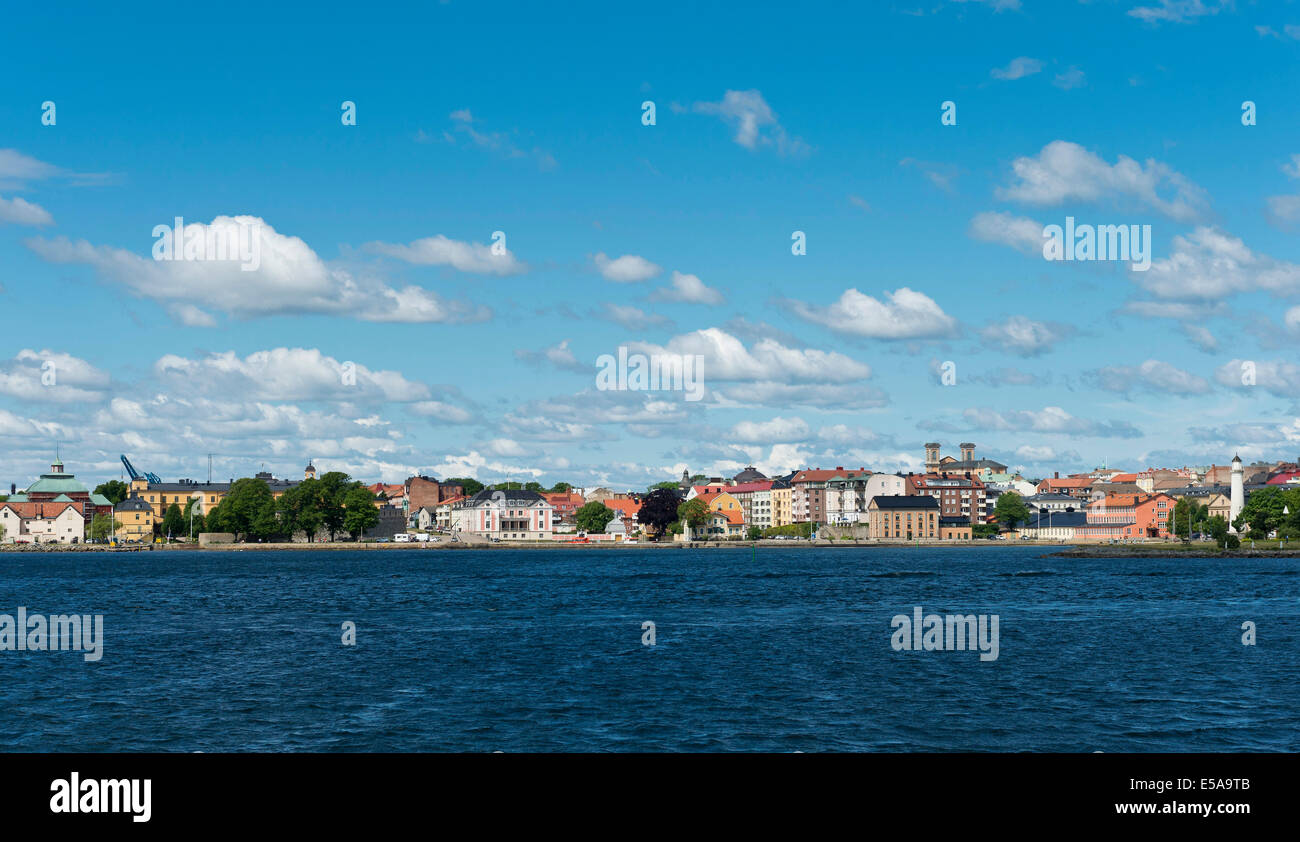 La città portuale di Karlskrona, Götaland, Blekinge, Svezia Foto Stock