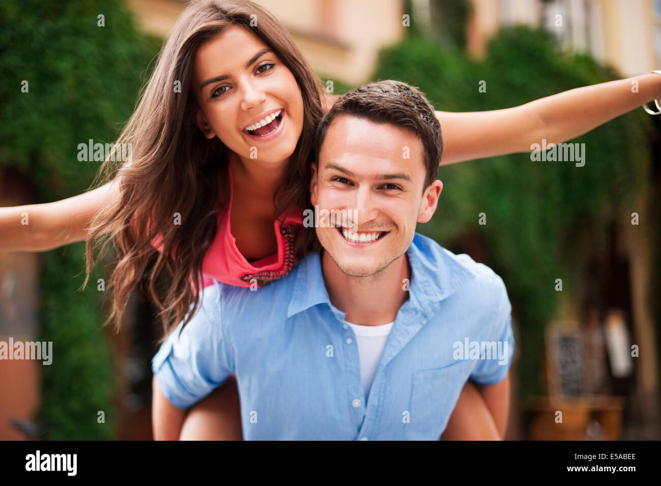 Ritratto di giovane, amore, Debica, Polonia Foto Stock