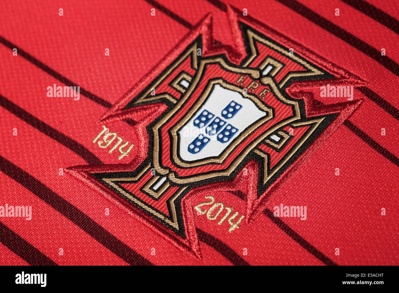 Close up portoghese della nazionale di calcio kit Foto Stock