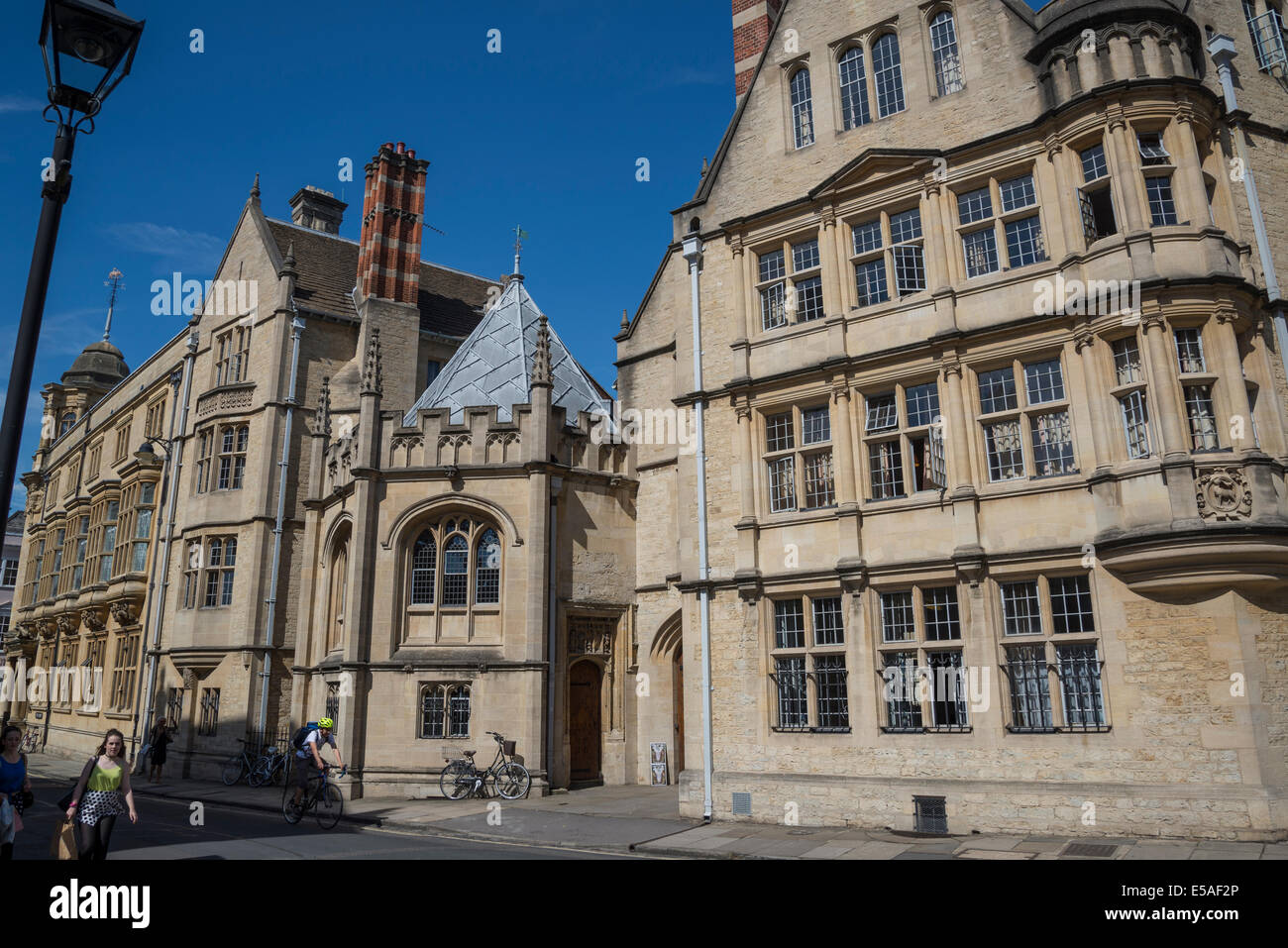 Hertford College di catte Street, Oxford, England, Regno Unito Foto Stock