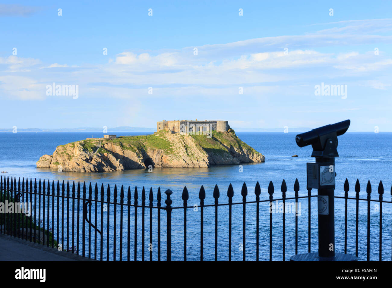 St Catherines Isola Tenby Pembrokeshire Wales Foto Stock