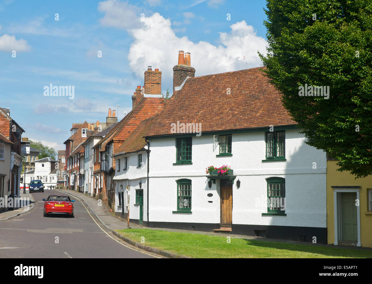 Sheep Street, Petersfield, Hampshire, Inghilterra, Regno Unito Foto Stock