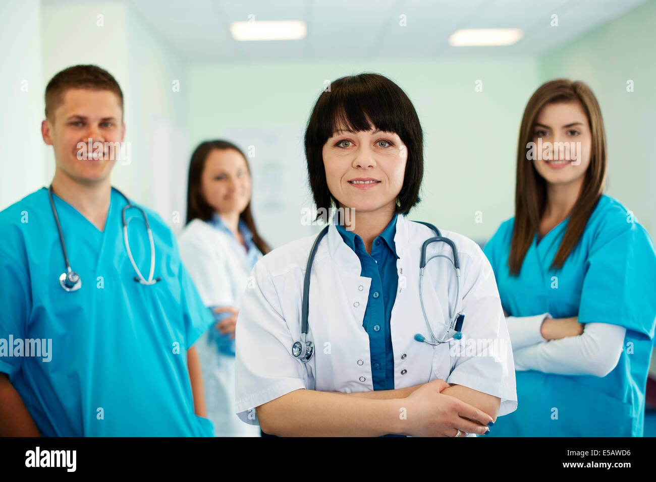 Il successo del team medico Debica, Polonia Foto Stock