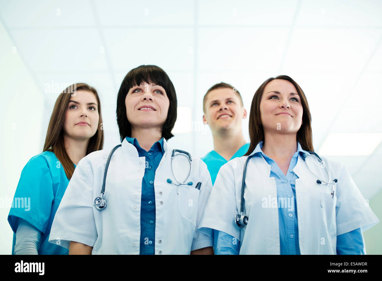 Il successo del team medico Debica, Polonia Foto Stock