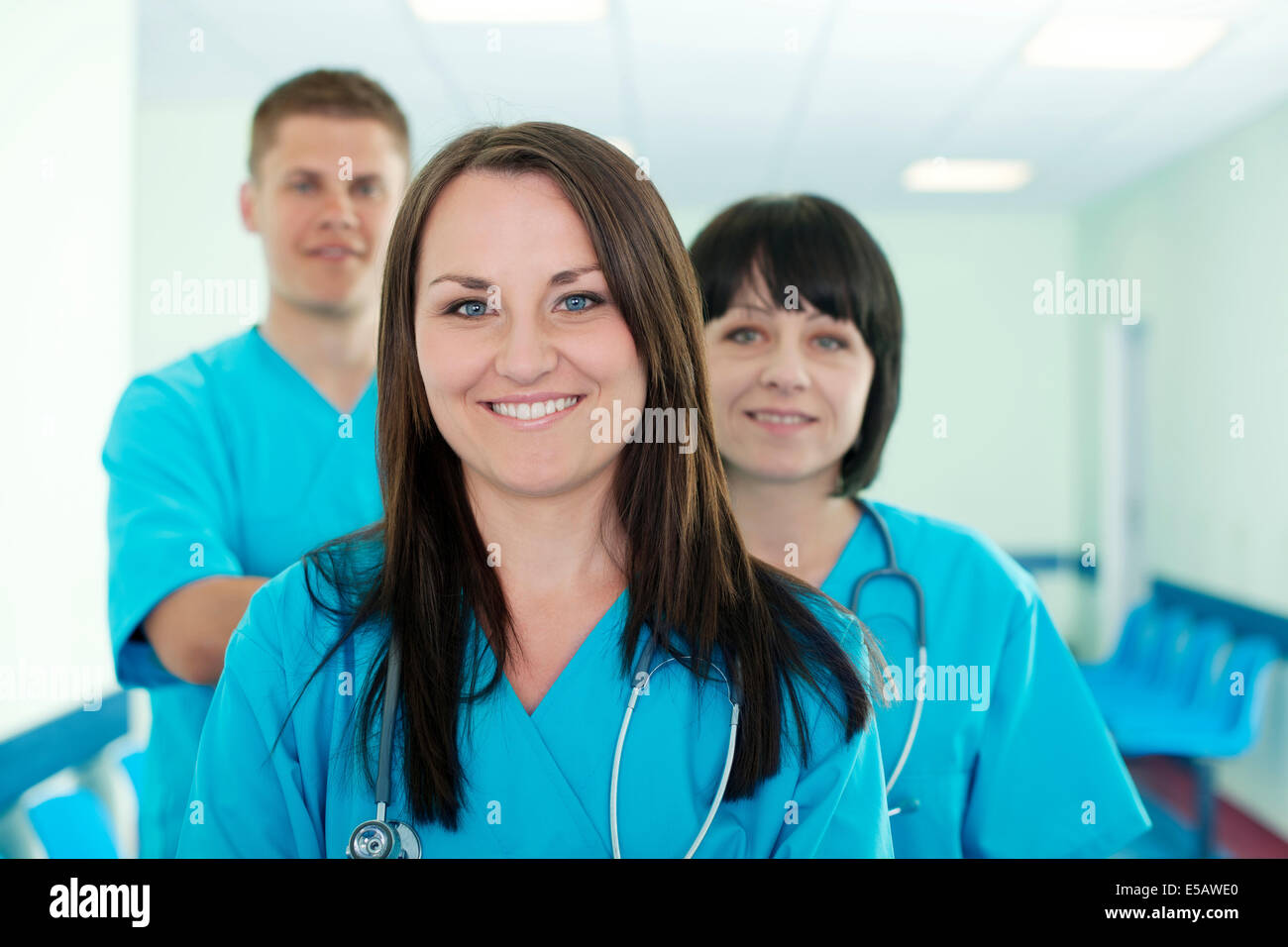 Il successo del team medico Debica, Polonia Foto Stock