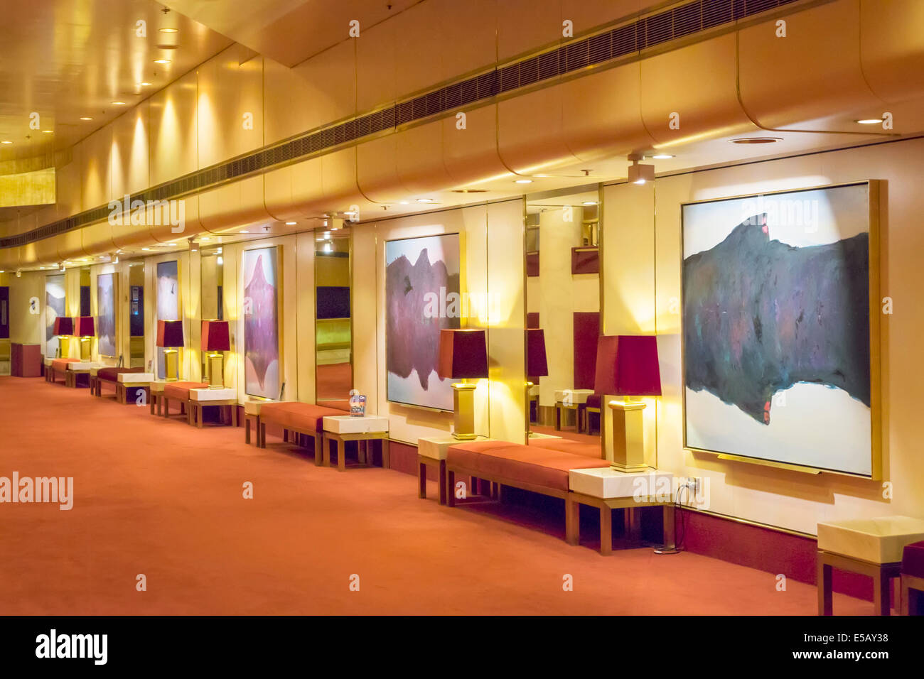 Melbourne, Australia, Southbank, St Kilda Road, Art Center, centro, state Theatre, teatro, hall, AU140320084 Foto Stock