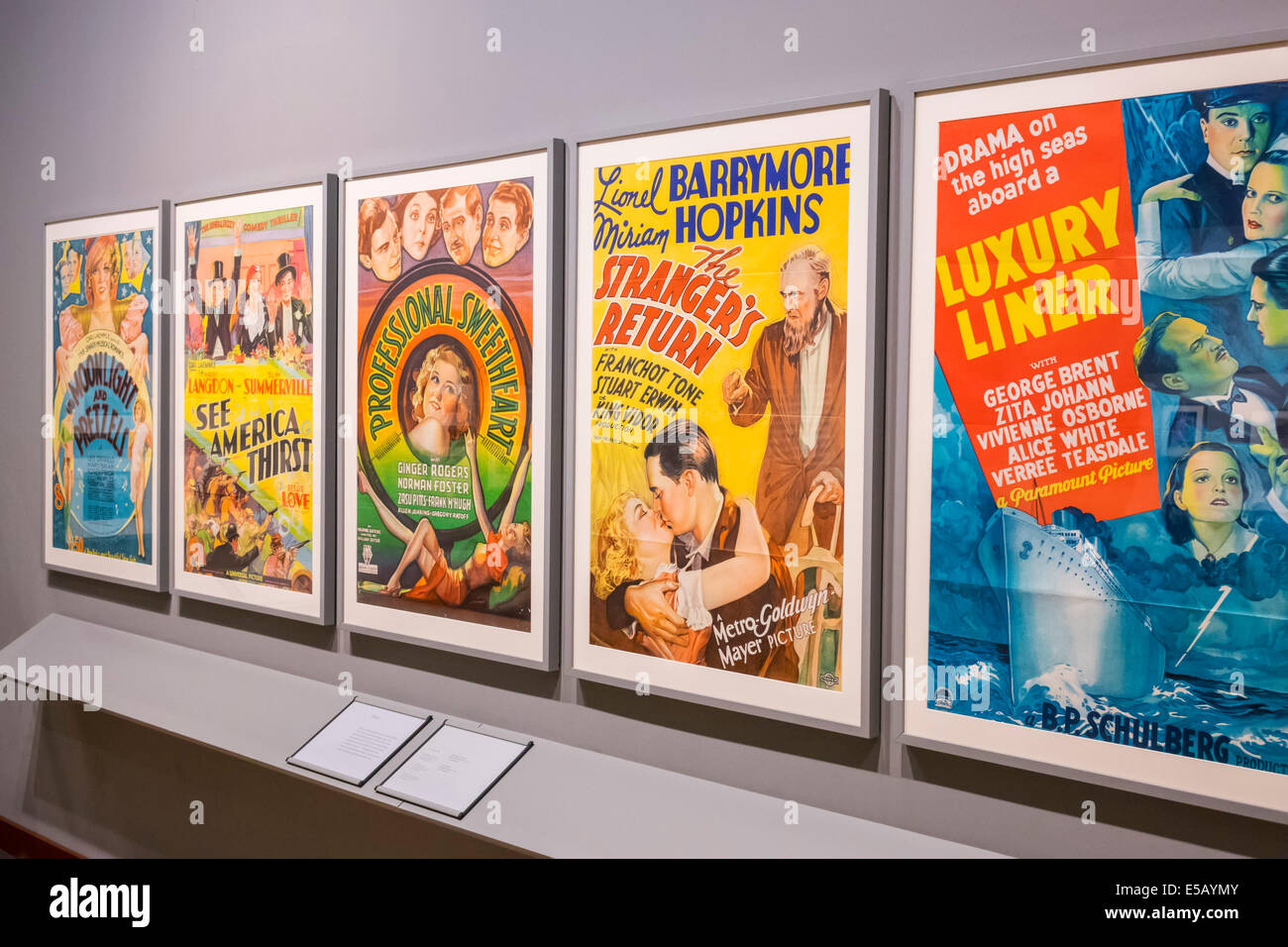 Los Angeles California, Downtown, Los Angeles Public Library, LAPL, Richard J. Riordan Central Library, Goodhue Building, 1926, Annenberg Gallery, Treasures o Foto Stock