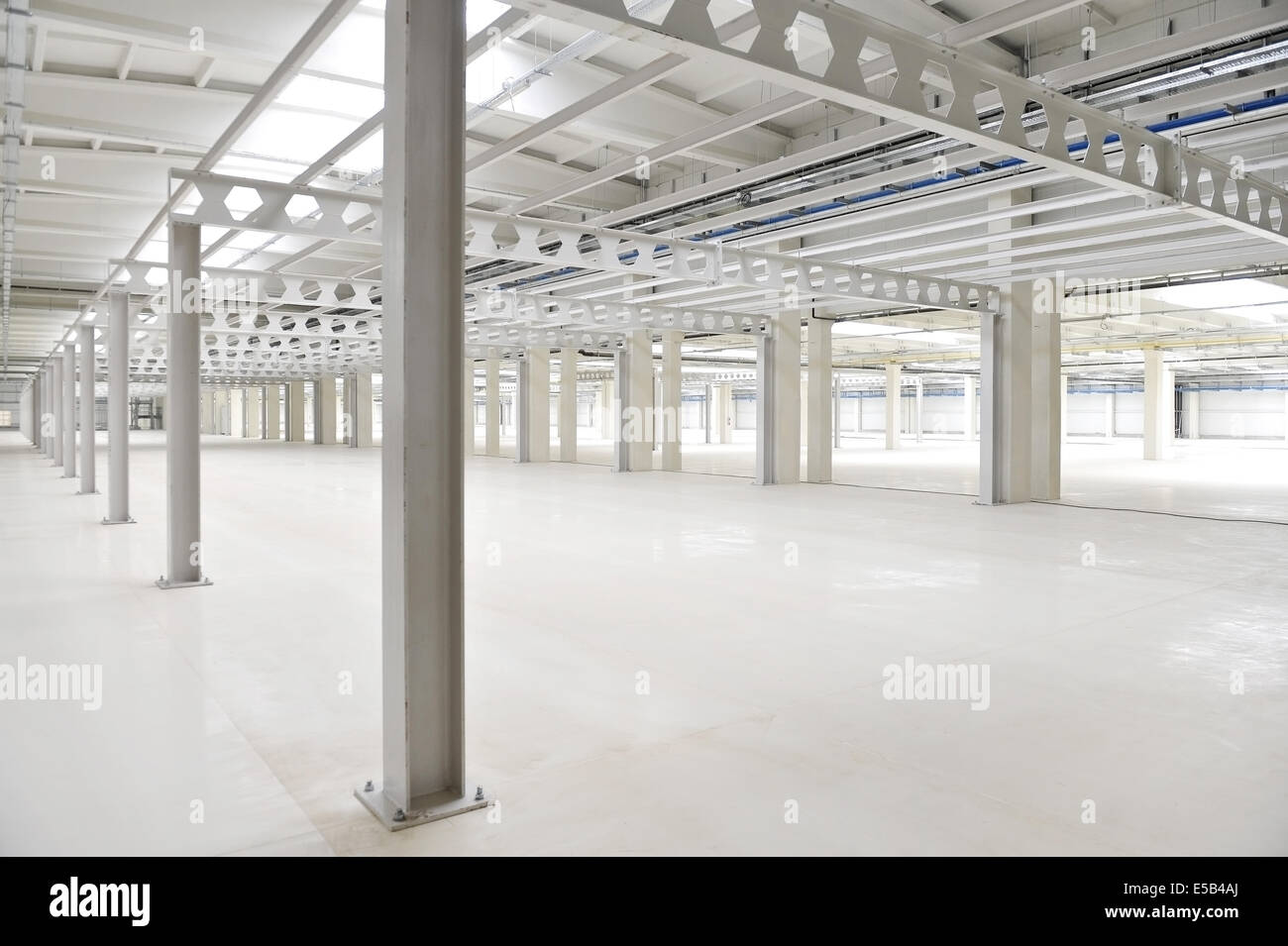 Dettaglio industriale con un vuoto di deposito Foto Stock