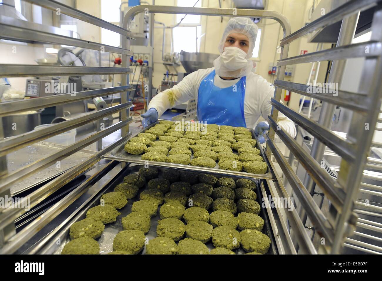 Con.Bio. a Santarcangelo di Romagna, azienda leader in Italia per la produzione di vegetali e alimenti biologici Foto Stock