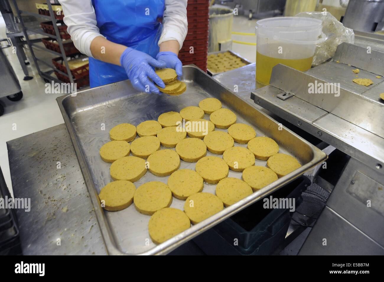 Con.Bio. a Santarcangelo di Romagna, azienda leader in Italia per la produzione di vegetali e alimenti biologici Foto Stock