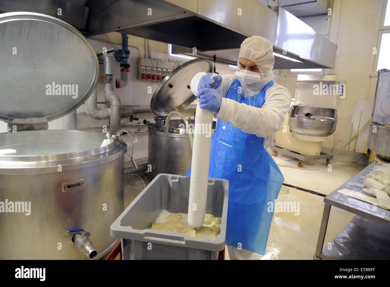 Con.Bio. a Santarcangelo di Romagna, azienda leader in Italia per la produzione di vegetali e alimenti biologici Foto Stock