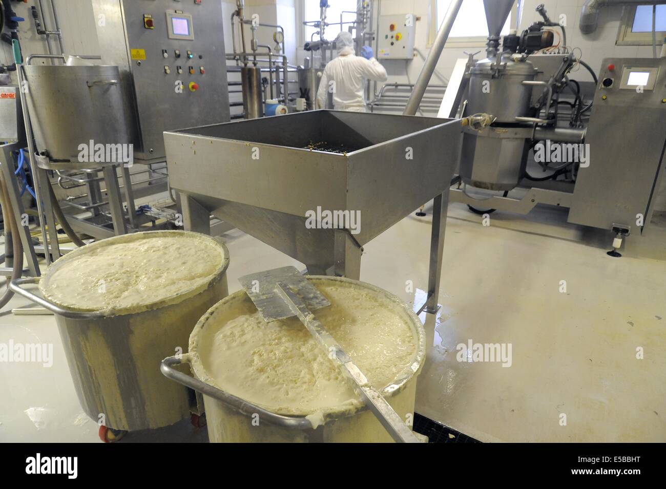 Con.Bio. a Santarcangelo di Romagna, azienda leader in Italia per la produzione di vegetali e alimenti biologici Foto Stock