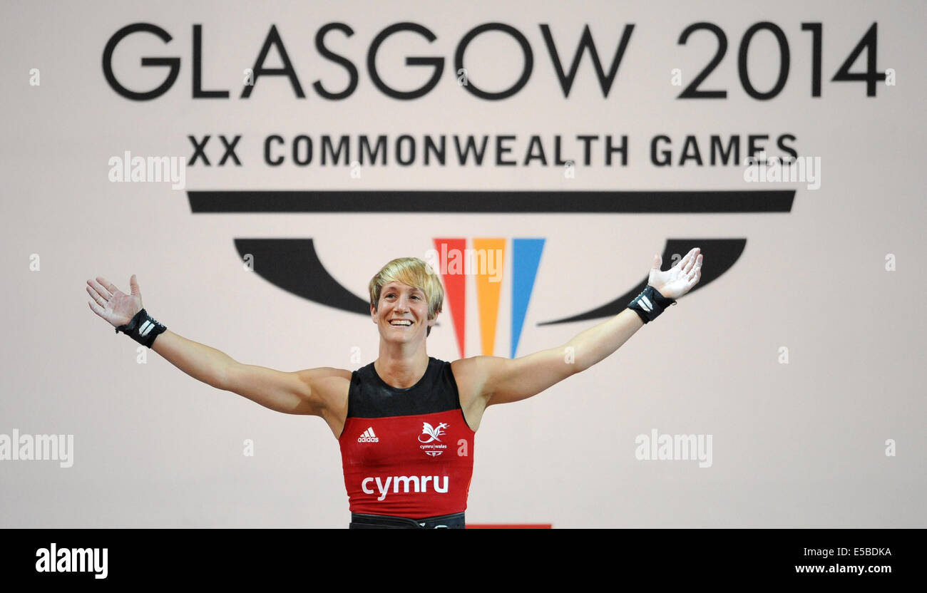 MICHAELA BREEZE GALLES CLYDE AUDITORIUM GLASGOW Scozia 26 Luglio 2014 Foto Stock