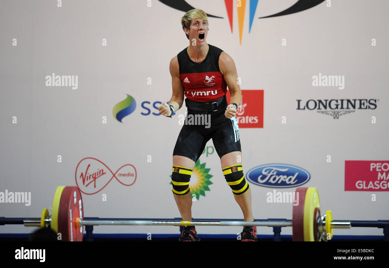 MICHAELA BREEZE GALLES CLYDE AUDITORIUM GLASGOW Scozia 26 Luglio 2014 Foto Stock