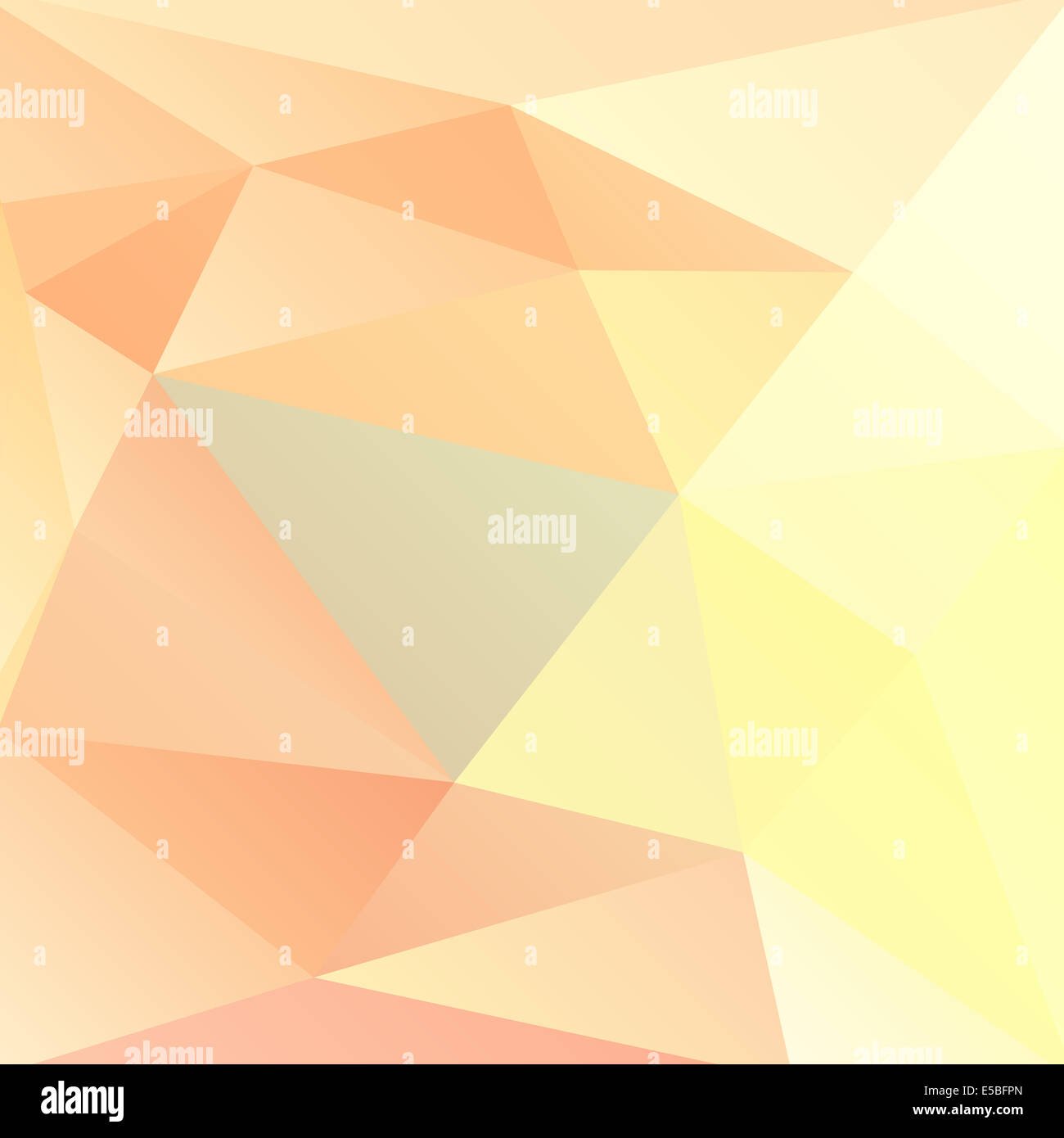 Graphic disegno geometrico con diversi triangoli colorati Foto Stock