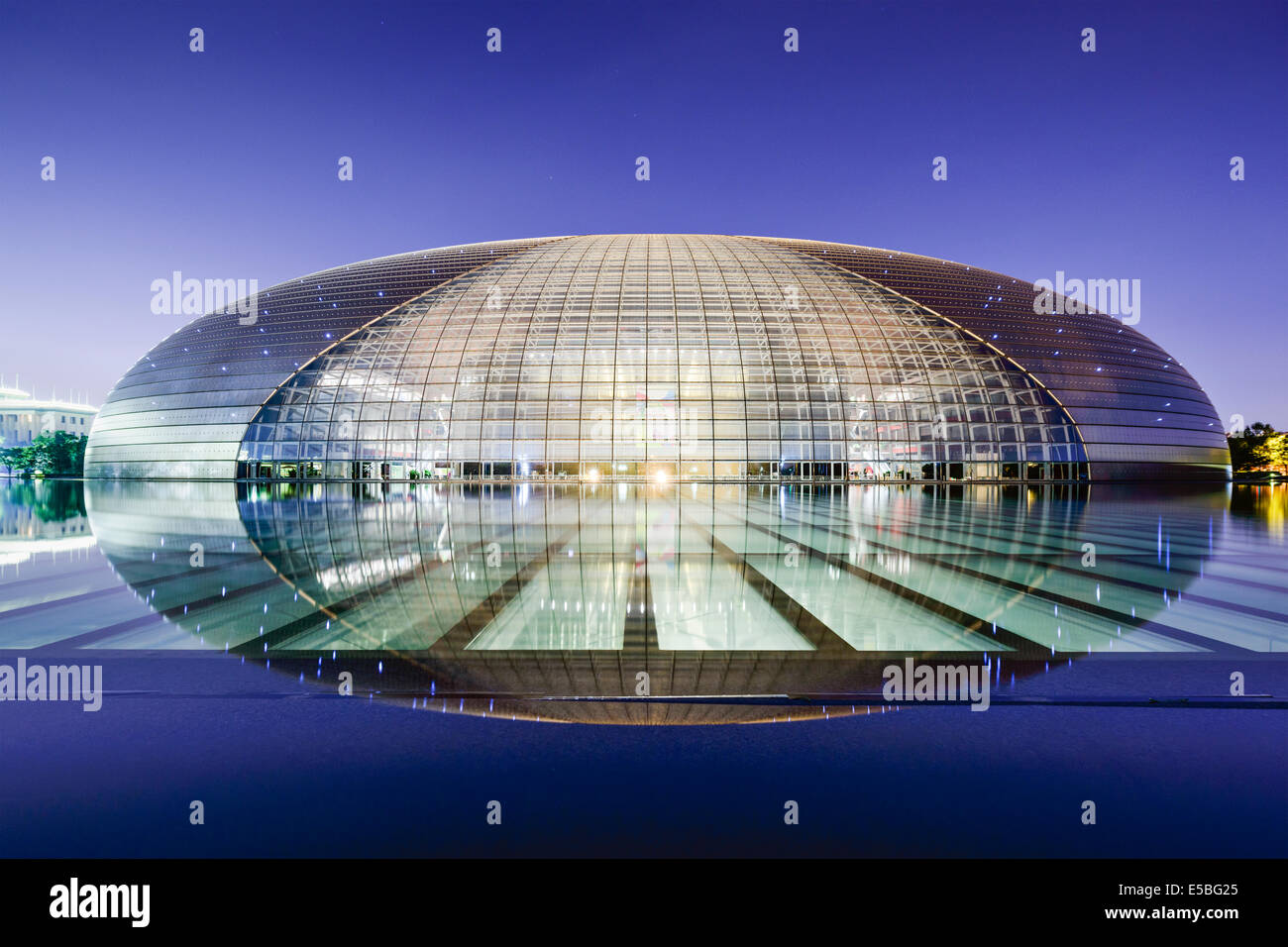 Centro Nazionale per le Arti dello spettacolo a Pechino in Cina. Foto Stock