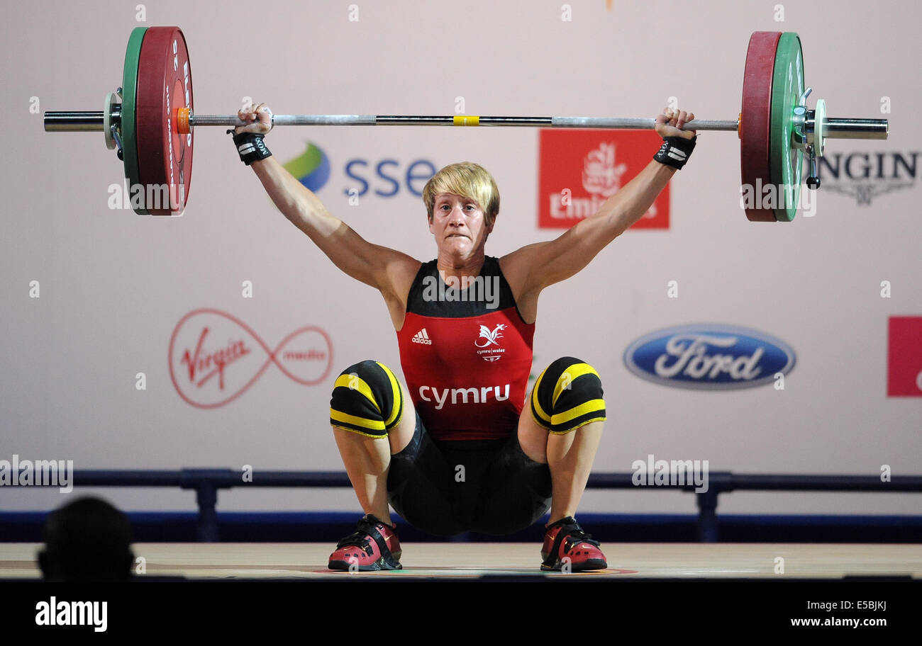 MICHAELA BREEZE GALLES SECC GLASGOW Scozia 26 Luglio 2014 Foto Stock