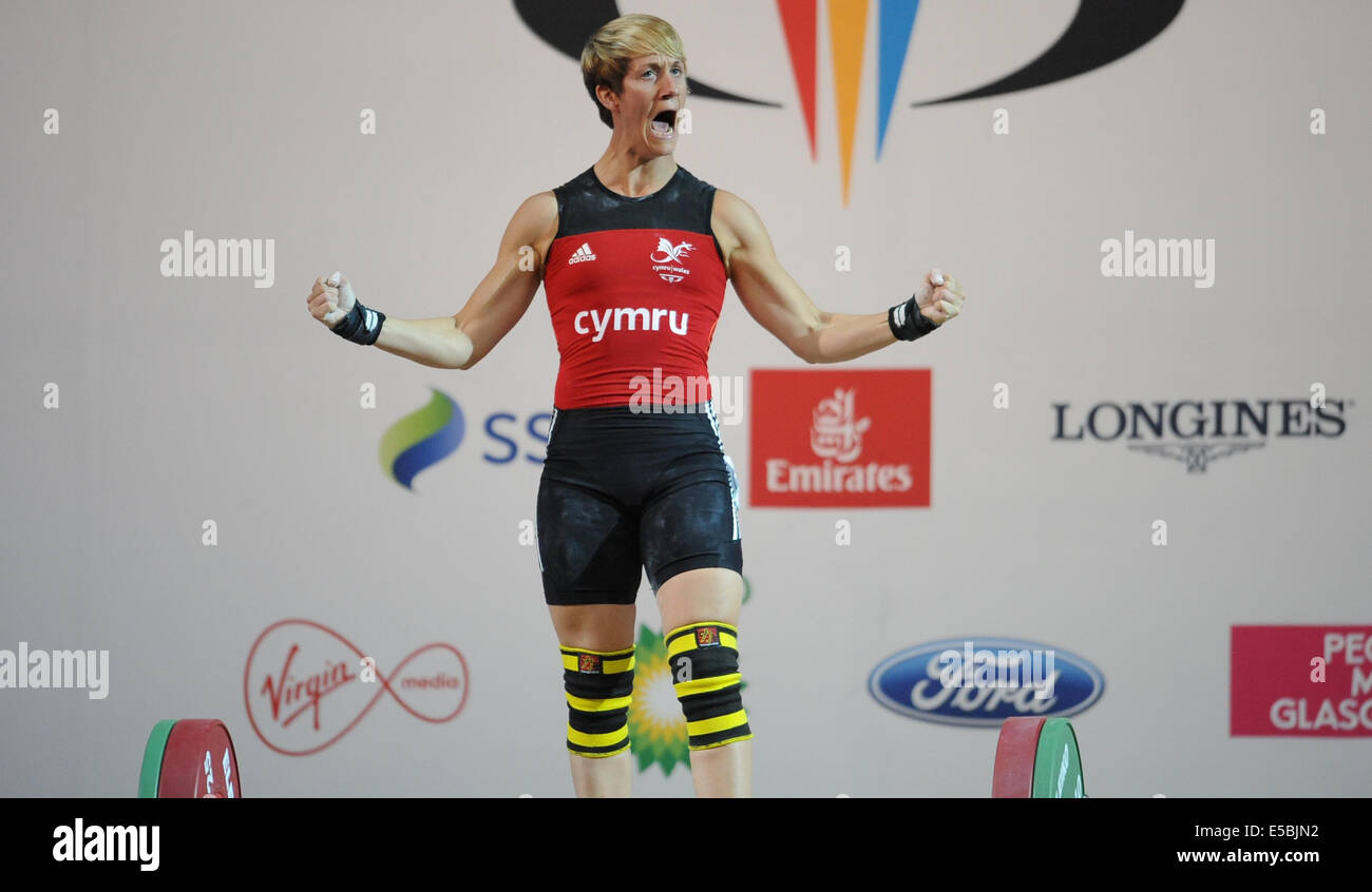 MICHAELA BREEZE GALLES SECC GLASGOW Scozia 26 Luglio 2014 Foto Stock