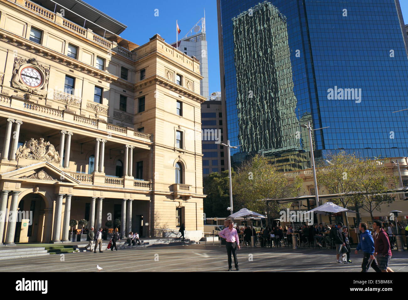 Il Customs House di Sydney, costruito nel 1845 è un punto di riferimento storico edificio utilizzato inizialmente per il commercio in australia Foto Stock